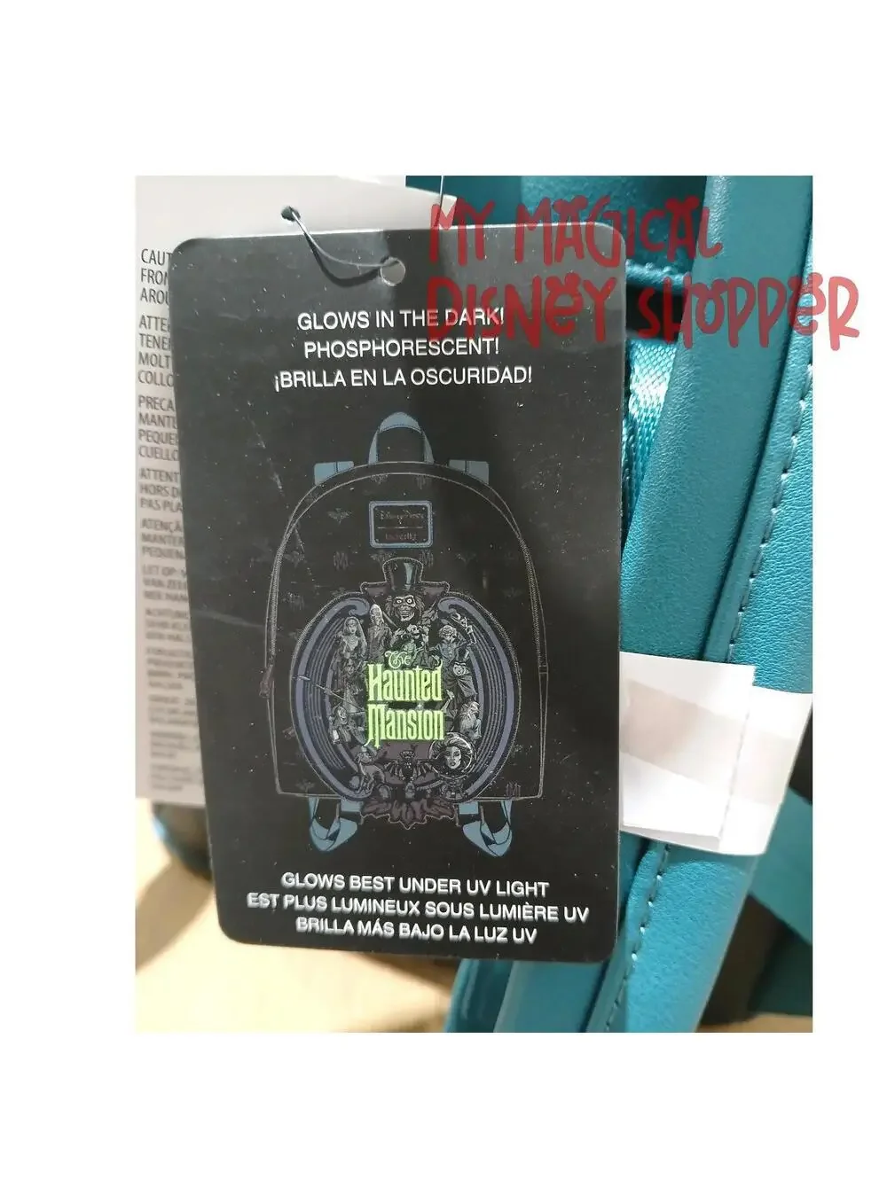 The Haunted Mansion Hitchhiking Ghosts Loungefly Backpack